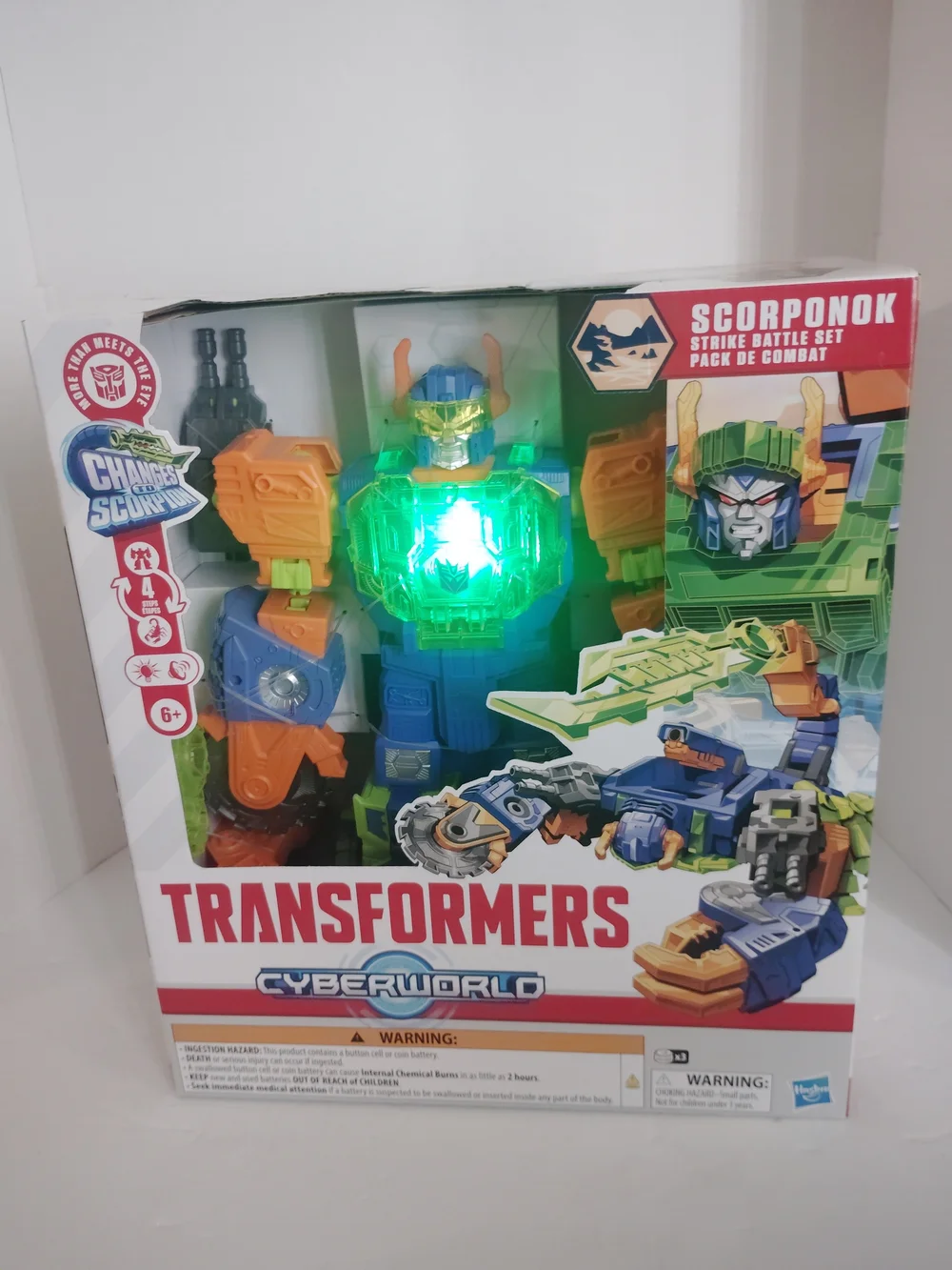 Transformers Cyberworld Scorponok Strike Battle Set Hasbro New